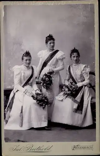 Foto Schönheitsköniginnen, Frauenportrait ca. 1885