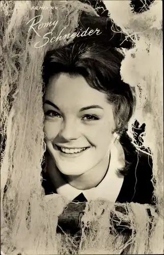 Ak Schauspielerin Romy Schneider, Portrait, Droom-eiland