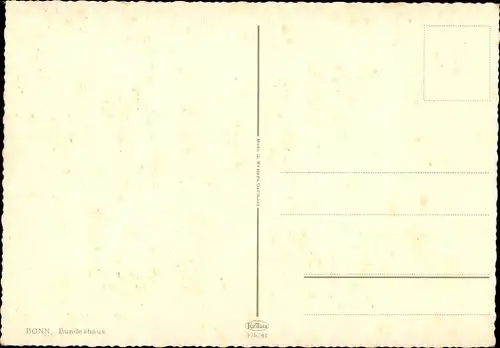 Ak Bonn am Rhein, Bundeshaus