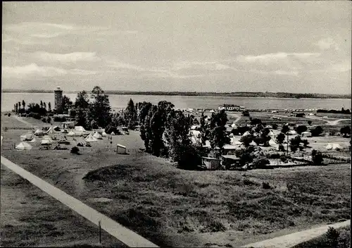 Ak Ostseebad Pelzerhaken Neustadt in Holstein, Campingplatz, Leuchtturm