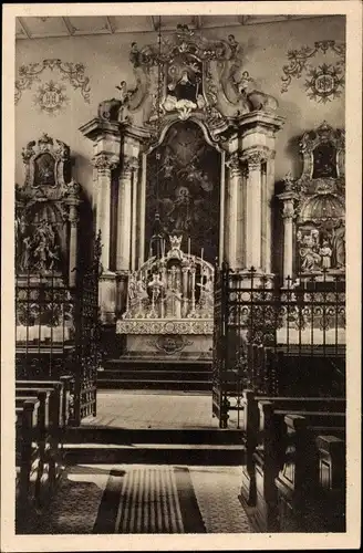 Ak Villingen im Schwarzwald, Klosterkirche St. Ursula, Innenansicht