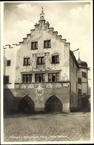 Ak Villingen im Schwarzwald, Altes Rathaus