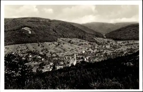 Ak Ettenheimmünster Ettenheim in Baden, Blick auf den Ort mit Umgebung