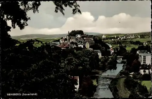 Ak Arnsberg im Sauerland Westfalen, Blick auf den Ort