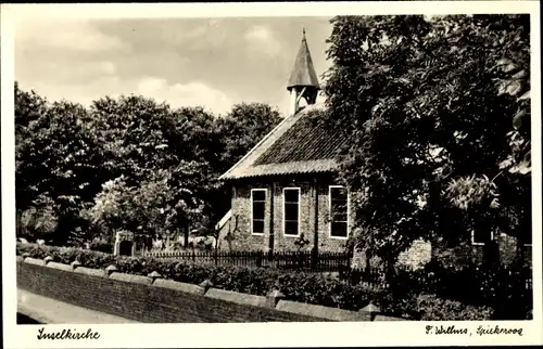 Ak Nordseebad Spiekeroog in Ostfriesland, Inselkirche