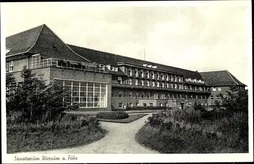 Ak Utersum Insel Föhr Nordfriesland, Sanatorium