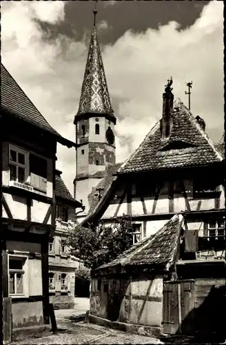 Ak Bad Windsheim in Mittelfranken, alter Winkel mit Seekapelle