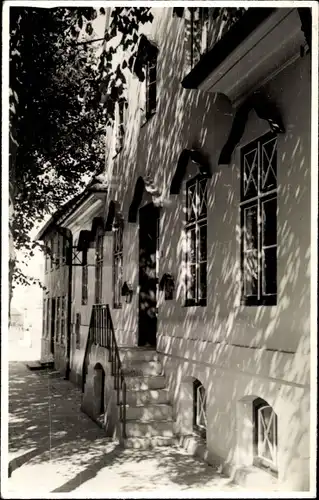 Foto Ak Wyk auf Föhr Nordfriesland, Haus am Sandwall