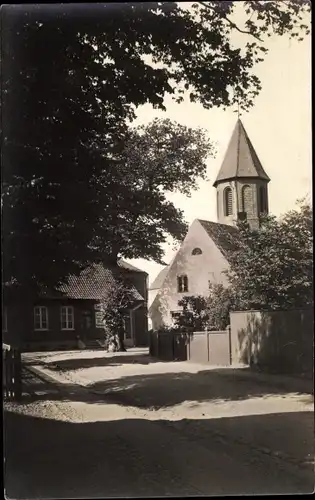 Ak Wyk auf Föhr Nordfriesland, Blick zur Kirche