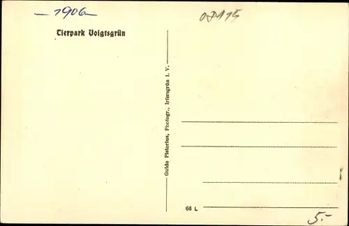 Ak Voigtsgrün Neuensalz im Vogtland, Tierpark