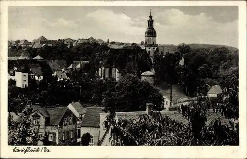 Ak Königsbrück in der Oberlausitz, Teilansicht