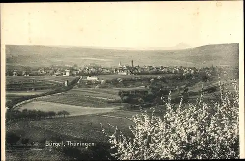 Ak Bürgel in Thüringen, Gesamtansicht