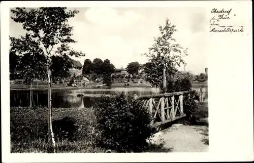 Ak Ohrdruf in Thüringen, Marschlerpark