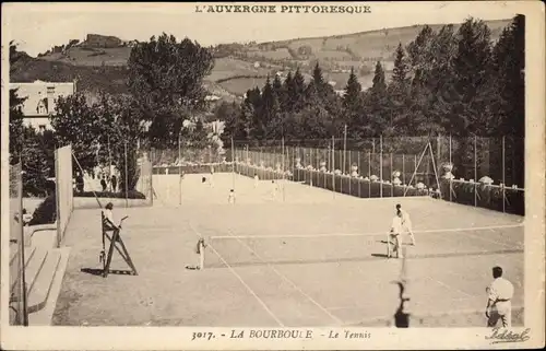 Ak La Bourboule Puy-de-Dôme, Le Tennis