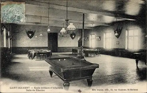 Ak Saint Maixent Deux Sevres, Ecole Militaire d'Infanterie, Salle de Reunion