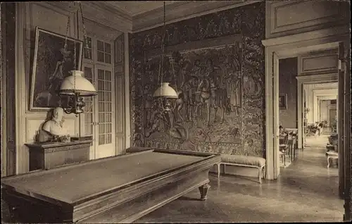 Ak Mazé Maine-et-Loire, Chateau de Montgeoffroy, Le Billard