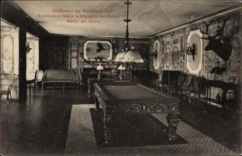 Ak Rambouillet Yvelines, Le Chateau, Salle de Jeux