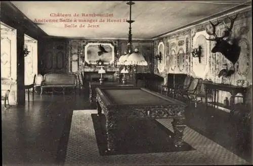 Ak Rambouillet Yvelines, Le Chateau, Salle de Jeux
