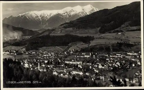Ak Leoben Steiermark, Gesamtansicht, Reiting
