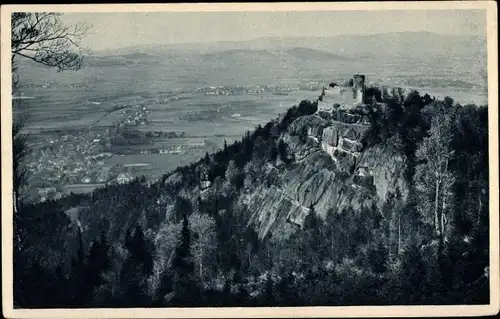 Ak Sobieszów Hermsdorf Kynast Riesengebirge Schlesien, Burg Kynast