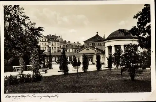 Ak Františkovy Lázně Franzensbad Region Karlsbad, Franzensquelle