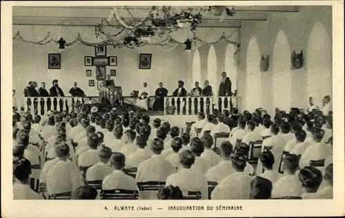 Ak Alwaye Aluva Indien, Inauguration du Seminaire