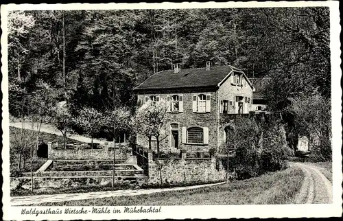 Ak Leichlingen im Rheinland, Waldgasthaus Wietsche-Mühle