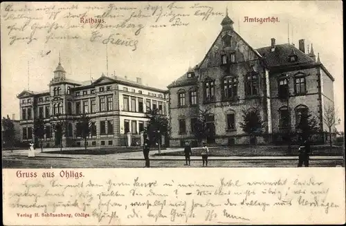 Ak Ohligs Solingen Bergisches Land, Amtsgericht