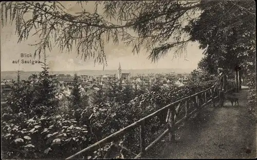 Ak Bad Saulgau in Oberschwaben, Blick auf den Ort