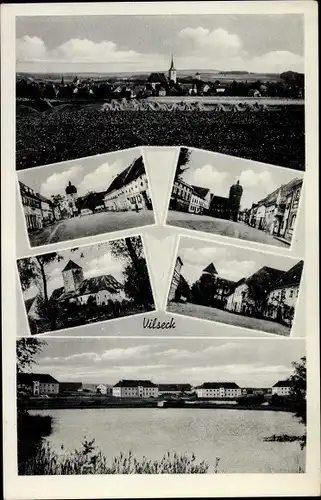 Ak Vilseck Oberpfalz Bayern, Stadtansichten