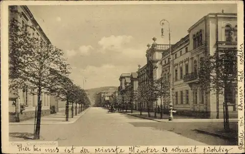 Ak Greiz im Vogtland, Carolinenstraße