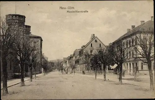 Ak Neu Ulm in Schwaben, Maximilianstraße