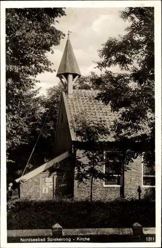 Ak Nordseebad Spiekeroog in Ostfriesland, Kirche