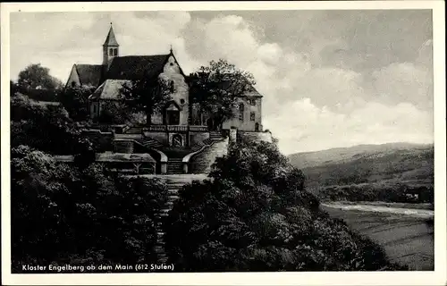 Ak Engelberg Winterbach in Württemberg, Blick zum Kloster