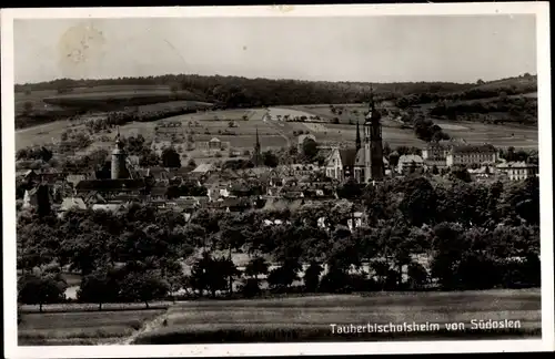Ak Tauberbischofsheim in Baden, Totale