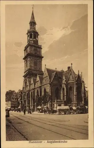 Ak Hannover in Niedersachsen, Aegidienkirche