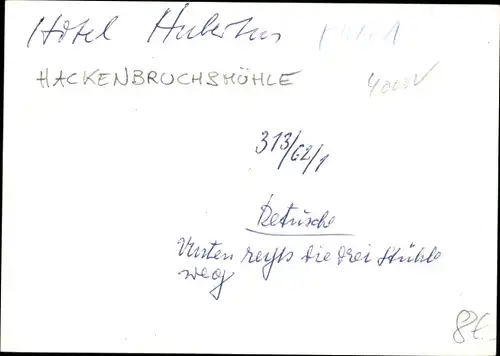 Foto Ak Rieden in der Eifel, Riedener Mühle, Hackenbruchsmühle, Hotel Hubertus