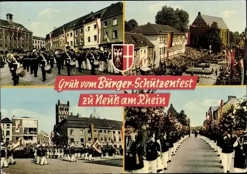 Ak Neuss am Rhein, Bürger-Schützenfest