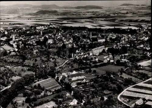 Ak Fritzlar in Hessen, Fliegeraufnahme