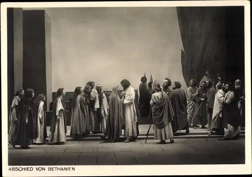 Ak Oberammergau in Oberbayern, Jubiläums-Passionsspiele 1934, Abschied von Bethanien