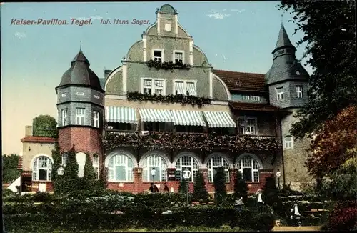 Ak Berlin Reinickendorf Tegel, Kaiser Pavillon, Sommerfest Bund der Realschulvereine Berlins 1913