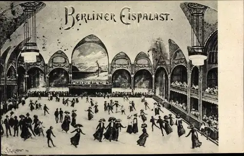 Ak Berlin Schöneberg, Berliner Eispalast