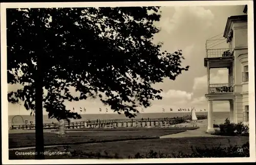 Ak Seebad Heiligendamm Bad Doberan, Blick zur Seebrücke