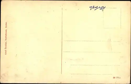 Ak Zerbst in Anhalt, Amtsgerichtportal und Turm