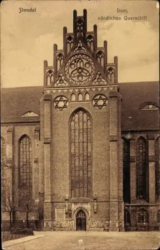 Ak Stendal in der Altmark, Dom, nördliches Querschiff