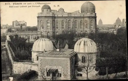 Ak Paris XIV. Arrondissement Observatoire, Observatoire, Bati sous Colbert par Perrault