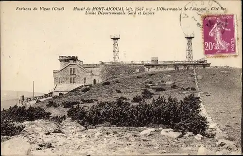 Ak Gard Frankreich, Massif du Mont Aigoual, L'Observatoire
