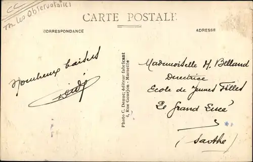 Ak Gard Frankreich, Massif du Mont Aigoual, L'Observatoire