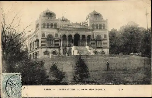 Ak Paris XIV. Arrondissement Observatoire, Observatoire du Parc Montsouris