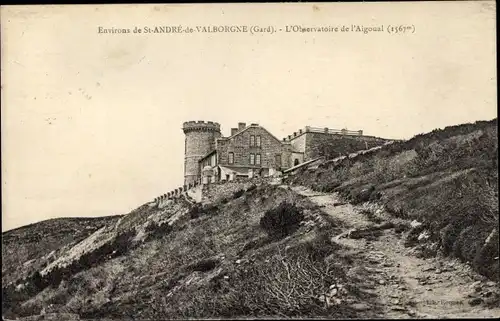 Ak Saint André de Valborgne Gard, L'Observatoire de l'Aigoual